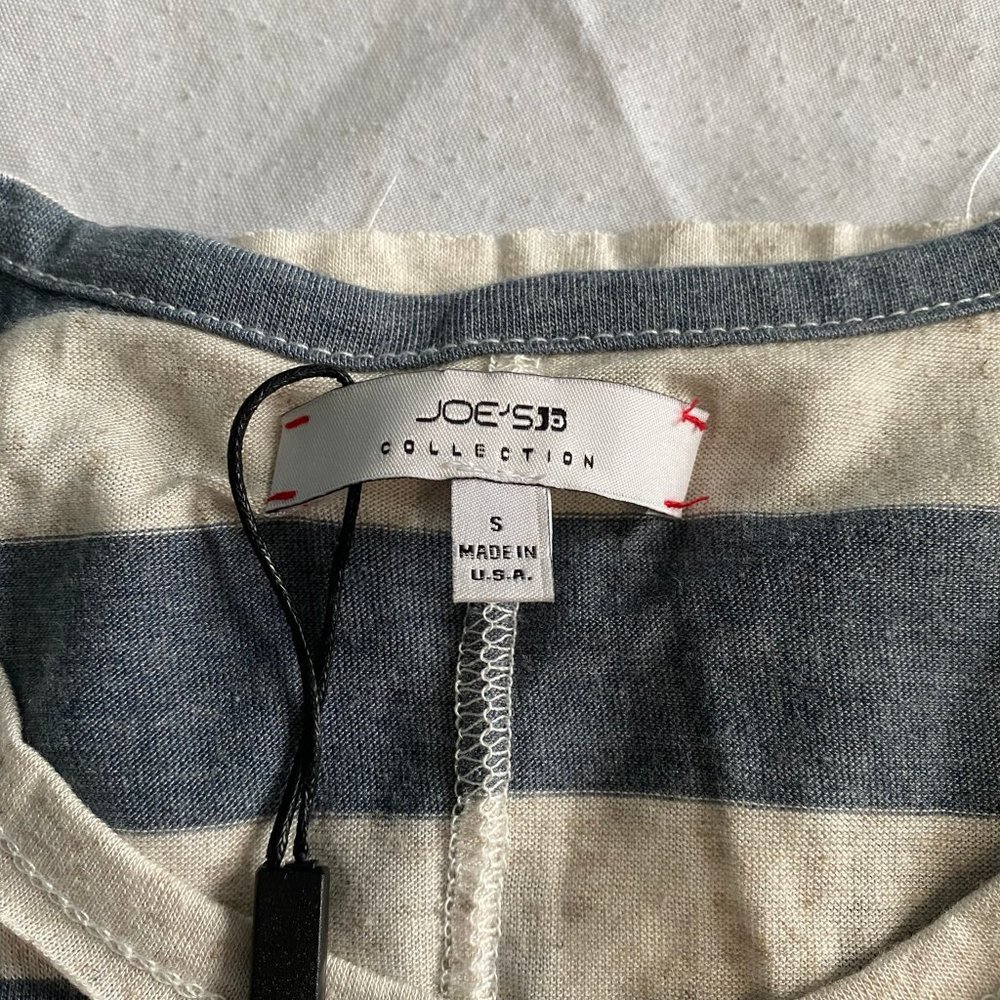 Joe's Jeans Engineered Stripe Print T-Shirt - Picture 2 of 5